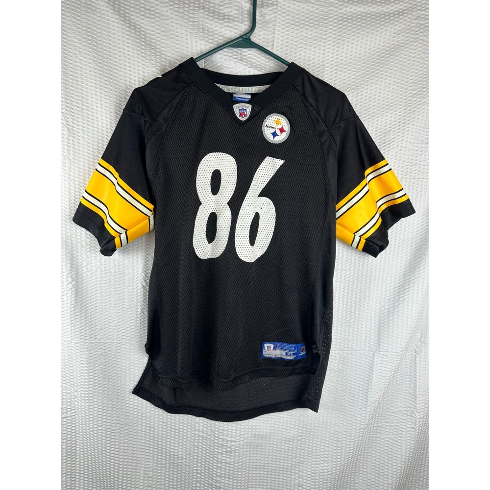 Reebok Steelers Hines Ward #86 Jersey Youth XL‎ 18-20 NFL Equipment Black